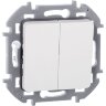 Выключатель 2-кл. Inspiria 10А IP20 250В 10AX механизм бел. IEK 673620