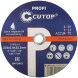  Диск отрезной по металлу и нерж. стали профессиональный ПРОФИ/Profi Т41-230х2.0х22.2мм Cutop 39987т (Аксессуары) 