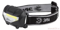 Фонарь налобный 1хLED COB 3хААА GB-501 Блэкджек, 3 режима | Б0027817 | ЭРА