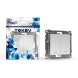  Выключатель 2-кл. СП Pixel 10А IP20 с индикатором механизм бел. TOKOV ELECTRIC TKE-PX-V2I-C01 (Выключатели, переключатели, диммеры) 