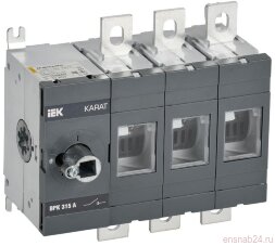 KARAT Выкл-разъед. ВРК без рукоятки 3P 315А  | KA-VR10-3-0315 | IEK
