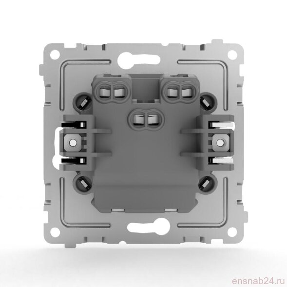  Переключатель проходной 2-кл. СП Pixel 10А IP20 механизм бел. TOKOV ELECTRIC TKE-PX-P2-C01 (Выключатели, переключатели, диммеры) 