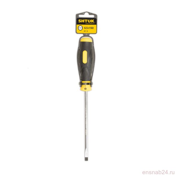  Отвертка SL 6.5х125мм (09103) SHTOK 376320 (Отвертки) 