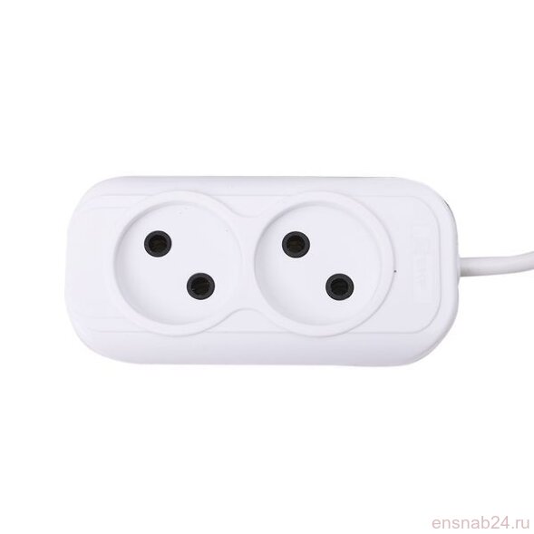  Удлинитель 2х3м без заземл. 10А IP20 Эксперт 2.2кВт ПВС 2х0.75 PROxima EKF UBA10-275-2-03 (Удлинители, блоки розеток, разветвители, переходники) 