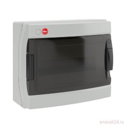 Щиток настенный с дверцей 12 мод.,IP65, серый, с клеммным блоком 63А | RB12W6TGD | DKC