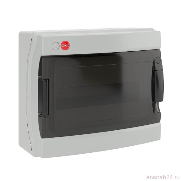  Щиток настенный с дверцей 12 мод.,IP65, серый, с клеммным блоком 63А | RB12W6TGD | DKC (Электромонтажные материалы) 