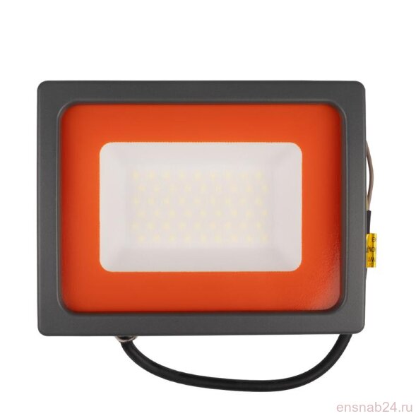  Прожектор светодиодный PFL-SC 50Вт 6500К IP65 190-260В ДО закален. матов. стекло JazzWay 5001435 (Прожекторы и светильники направленного света) 