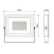  Прожектор светодиодный PFL-SC 50Вт 6500К IP65 190-260В ДО закален. матов. стекло JazzWay 5001435 (Прожекторы и светильники направленного света) 