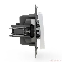 Выключатель 1-кл. СП Pixel 10А IP20 механизм перламутр. TOKOV ELECTRIC TKE-PX-V1-C04