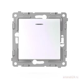 Выключатель 1-кл. СП Pixel 10А IP20 с индикатором механизм перламутр. TOKOV ELECTRIC TKE-PX-V1I-C04