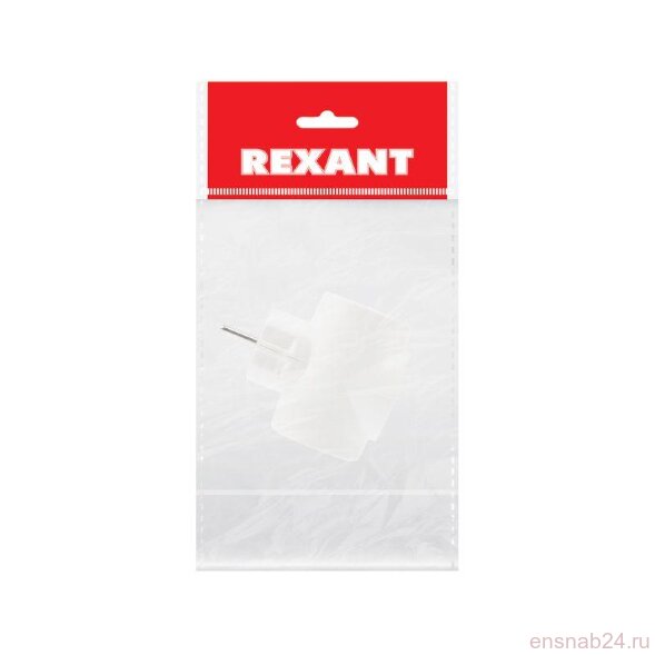  Разветвитель 3-м без заземл. 6-10А 220В евростандарт Rexant 11-1068 (Удлинители, блоки розеток, разветвители, переходники) 