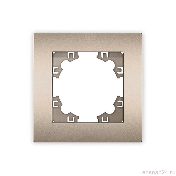  Рамка 1-м Афина шампань Universal A0053-Br (Рамки, декоративные элементы, основания для ЭУИ) 