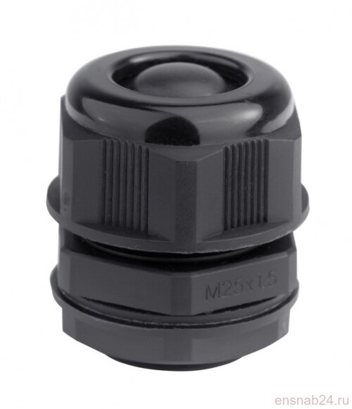  Кабельный ввод IP68, M20, с мембраной, черный, для кабеля d.6-12mm | 52M2012 | DKC (Электромонтажные материалы) 
