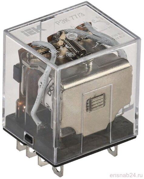  Реле РЭК 77-3 10А 12В DC IEK RRP10-3-10-012D (Исполнительные реле) 