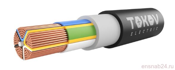  Кабель TOKOV ELECTRIC ВВГнг(А)-FRLS 5х95 МС (N PE) 1кВ (м) 000016004 (Кабели и провода силовые для стационарной прокладки) 