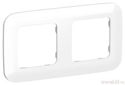 FLITE Artistic Рамка 2-ая РУ-2-А-ФлБ белый | FI-M22-31-20-K01 | IEK