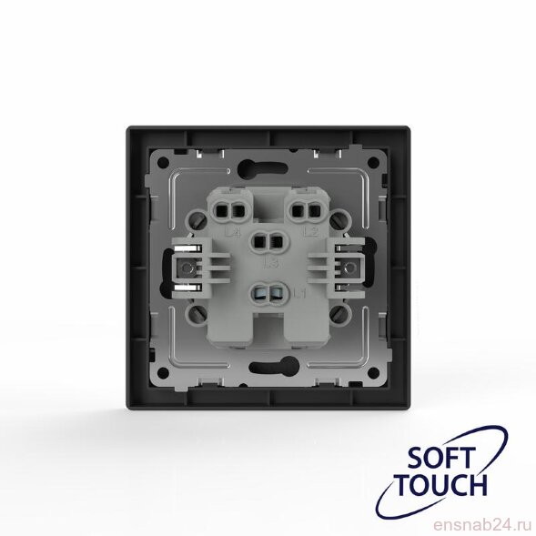  Переключатель перекрестный 1-кл. СП Pixel IP20 механизм карбон TOKOV ELECTRIC TKE-PX-P1R-C14 (Выключатели, переключатели, диммеры) 
