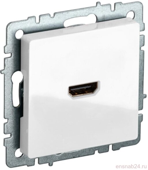  BRITE Розетка HDMI РHDMI-0-БрБ белый  | BR-H10-K01 | IEK (Электромонтажные материалы) 