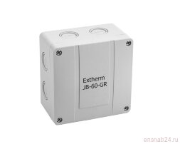 Коробка распределительная 110х110х67мм IP66 в комплекте с клеммным рядом 5х6кв.мм 41А сер. Extherm JB-60-GR