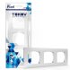  Рамка 3-м Pixel универс. бел. TOKOV ELECTRIC TKE-PX-RM3-C01 (Рамки, декоративные элементы, основания для ЭУИ) 