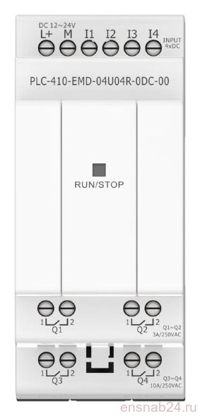  Модуль входов выходов ПЛК 410 4 UI (0-10В/DI) 4 RO 24В DC ONI PLC-410-EMD-04U04R-0DC-00 (Логические контроллеры и аксессуары) 