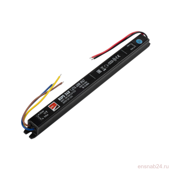  Драйвер для светодиодной ленты LED BSPS 24V 1,67A=40W IP67 3 г.гар. | .5018495 | Jazzway (Электромонтажные материалы) 