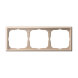  ArtGallery Песочный Рамка 3-постовая, универсальная | GAL001203 | SE (Электромонтажные материалы) 