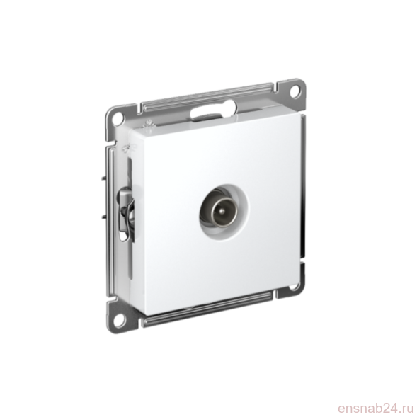  AtlasDesign Белый Розетка TV оконечная 1DB, механизм | ATN000191 | SE (Электромонтажные материалы) 