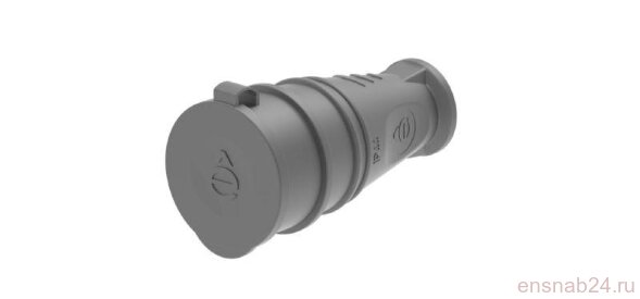  Розетка 1-м MultiSet 16А 250В IP44 с заземл. каучук черн. SE MST4002BK (Розетки) 