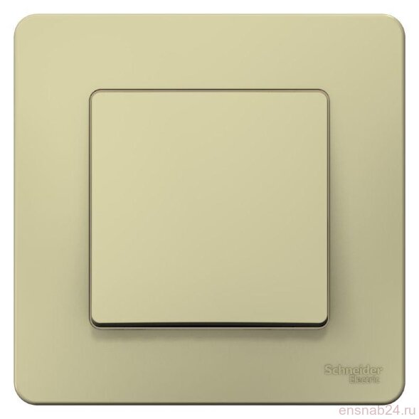  Переключатель проходной 1-кл. СП Blanca 10А IP20 (сх. 6) 250В беж. SE BLNVS010607 (Выключатели, переключатели, диммеры) 