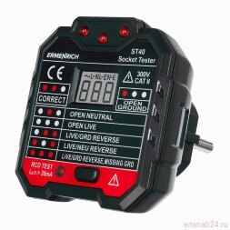 Тестер розеток Zing ST40 Ermenrich 82963