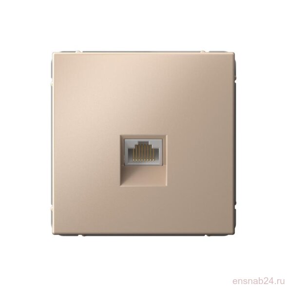  ArtGallery Песочный Розетка компьютерная RJ45, кат. 6A, механизм | GAL001286 | SE (Электромонтажные материалы) 