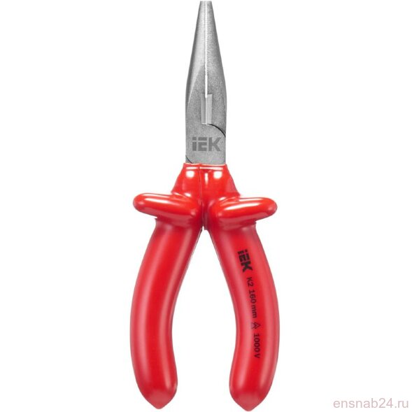  Тонкогубцы диэлектрические 160мм K2 1000В ARMA2L 3 IEK A2L3-LN20-K2-160 (Шарнирно-губцевый инструмент) 