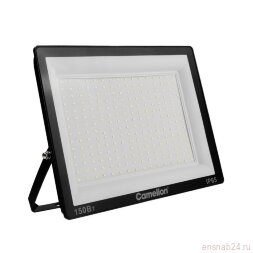 Прожектор светодиодный LFL-15003 C02 LED SMD 150Вт IP65 6500К 15000лм 230В 300х252х34 черн. Camelion 16329