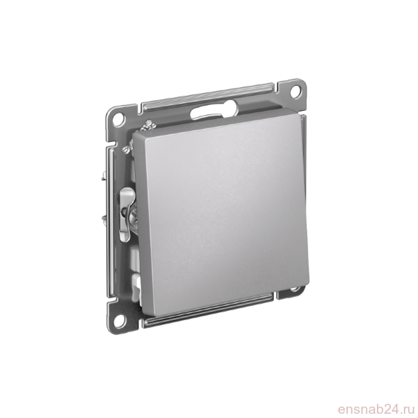  Переключатель перекрестный 1-кл. СП AtlasDesign 10А IP20 (сх. 7) 10AX механизм алюм. SE ATN000371 (Выключатели, переключатели, диммеры) 