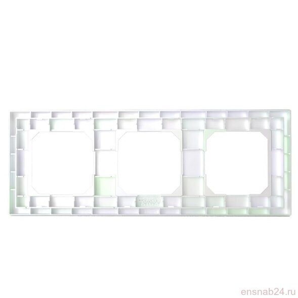  Рамка 3-м Pixel универс. перламутр. TOKOV ELECTRIC TKE-PX-RM3-C04 (Рамки, декоративные элементы, основания для ЭУИ) 
