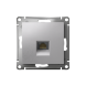  Розетка компьютерная 1-м AtlasDesign RJ45 кат.5E механизм алюм. SE ATN000383 (Розетки) 