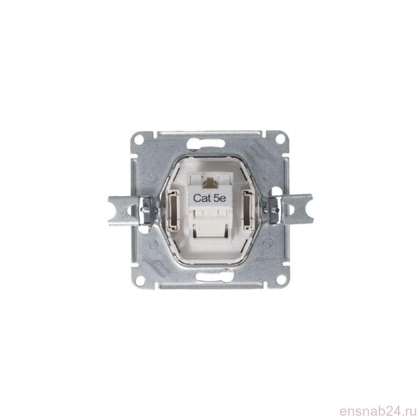  Розетка компьютерная 1-м AtlasDesign RJ45 кат.5E механизм алюм. SE ATN000383 (Розетки) 
