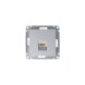  Розетка компьютерная 1-м AtlasDesign RJ45 кат.5E механизм алюм. SE ATN000383 (Розетки) 