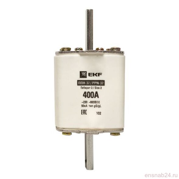  Вставка плавкая ППН-37 400/400А габарит 2 PROxima EKF fus-37/400 (Предохранители) 