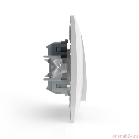  Переключатель проходной 2-кл. СП AVA 10А IP20 в сборе бел. TOKOV ELECTRIC TKL-AV-P2F-C01 (Выключатели, переключатели, диммеры) 