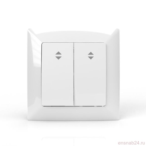  Переключатель проходной 2-кл. СП AVA 10А IP20 в сборе бел. TOKOV ELECTRIC TKL-AV-P2F-C01 (Выключатели, переключатели, диммеры) 