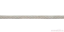 Трос в ПВХ изоляции d3.0-4.0мм DIN 3055 (SWR) сталь (уп.150м) Zitar 101287