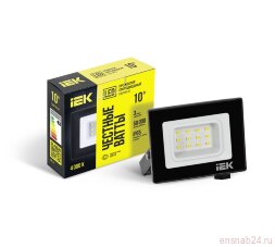 Прожектор светодиодный СДО 06-10 4000К IP65 черн. IEK LPDO601-10-40-K02
