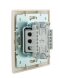  Выключатель 1-кл. СП Mira 10А IP20 со вставкой крем. LEZARD 701-0303-100 (Выключатели, переключатели, диммеры) 