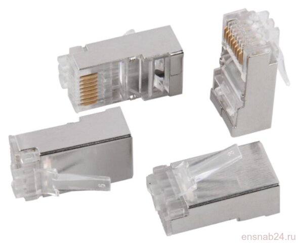  Разъём RJ-45 FTP для кабеля SOLID кат.6 | CS3-1C6FS | ITK (Электромонтажные материалы) 