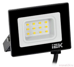 Прожектор светодиодный СДО 06-10 6500К IP65 черн. IEK LPDO601-10-65-K02