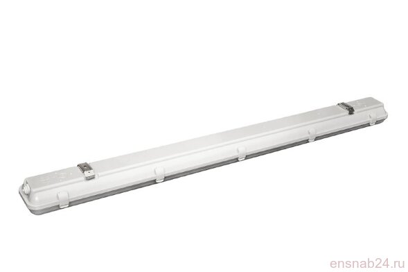  Светильник светодиодный SLIM 32 4000К IP65 1262х124х85 CRI80 milky II подвесной/накладной сер. CSVT ЦБ-00010703 (Светильники настенно-потолочные) 