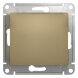  Переключатель проходной 1-кл. СП Glossa 10А IP20 (сх. 6) 10AX механизм титан SE GSL000461 (Выключатели, переключатели, диммеры) 