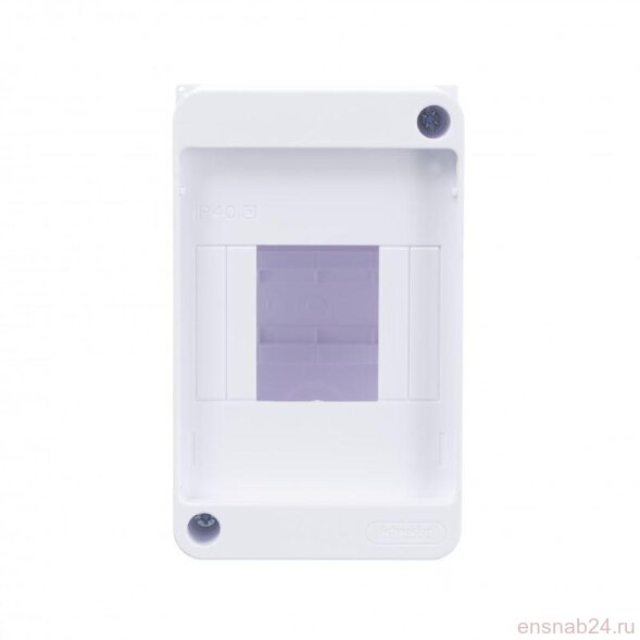  Бокс навесной ОП City9 Box XS 4мод. без дверцы SE EZ9EAA104 (Корпуса щитов и шкафов) 